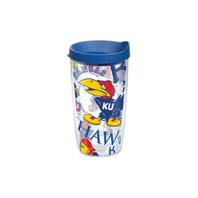 NCAA Kansas Jayhawks All Over 16oz Tumbler with Lid