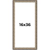 PosterPalooza | Panoramic Ornate Silver Picture Frame - UV Acrylic, Foam Board Backing, Hanging Hardware - 2 of 4