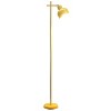 Simple Designs Sleek Essentials Basic Adjustable Floor Lamp Yellow - 2 of 4
