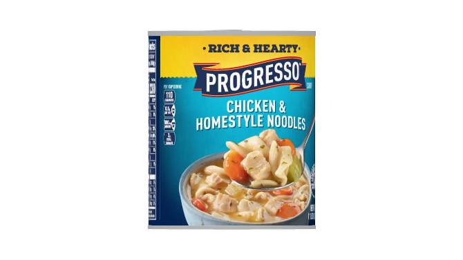 Progresso Rich &#38; Hearty Chicken &#38; Homestyle Noodle Soup - 19oz, 2 of 13, play video