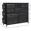 Jojoka Dresser for Bedroom, 10 Drawers Fabric Storage Drawer, Dressers & Chest of Drawers - 3 of 4
