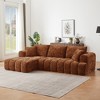 108.3" Chenille Tufted L-Shaped Modular Sectional Sofa with Left Arm Chaise Lounge, No Assembly Required - 2 of 4