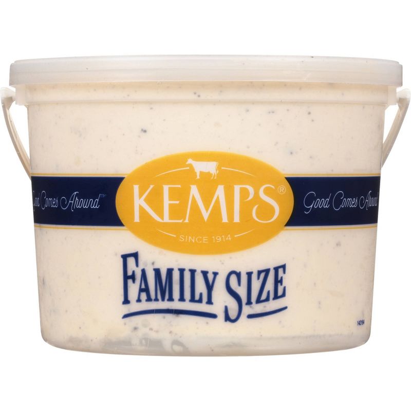 Kemps Cookies &#38; Cream Ice Cream - 128oz, 1 of 8