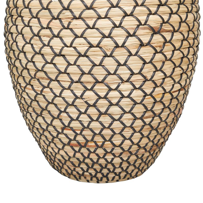 20&#39;&#39; x 11&#39;&#39; Tall Seagrass Woven Floor Vase Brown - Olivia &#38; May, 4 of 8