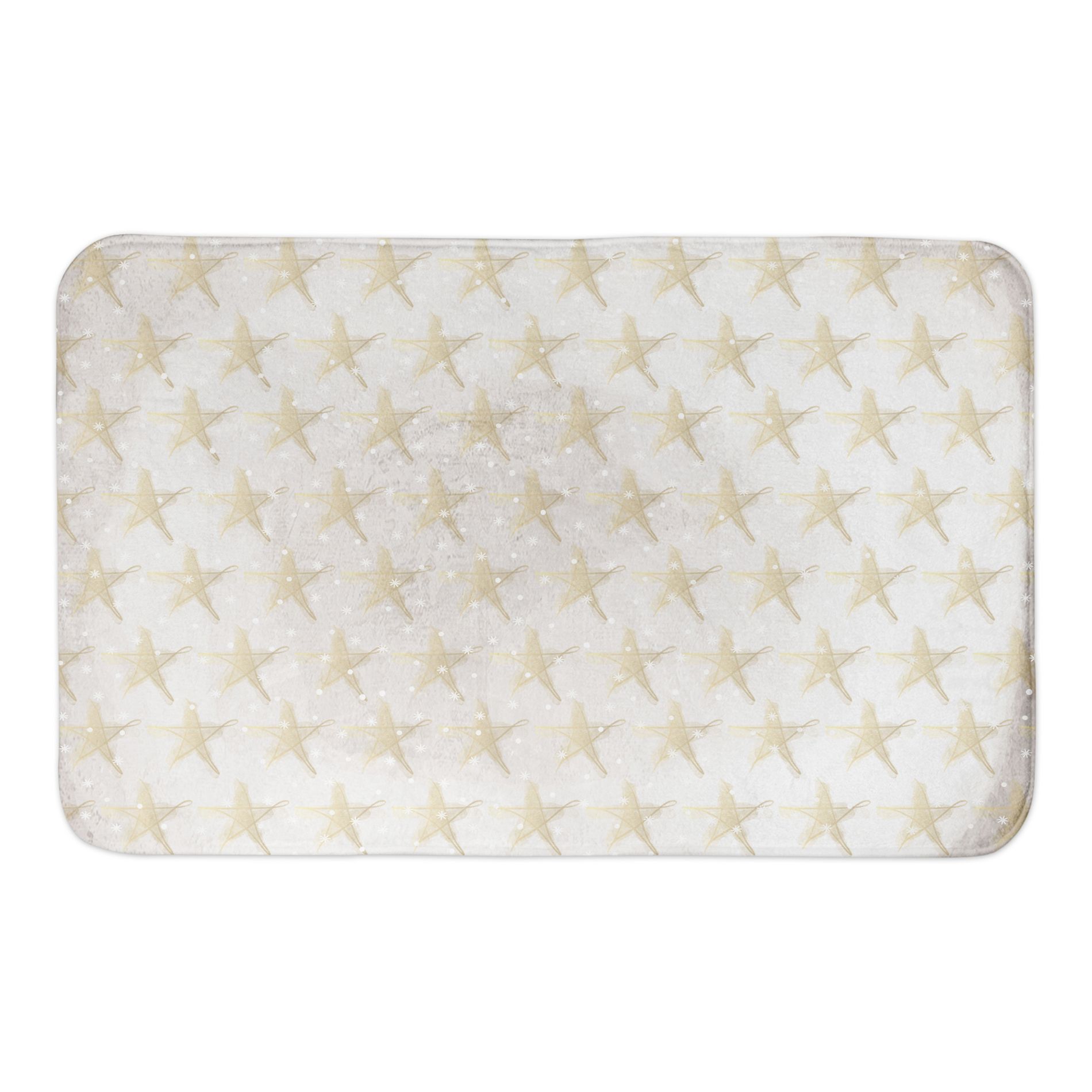 Creative Products Simple Gold Pattern 21 x 34 Bath Mat