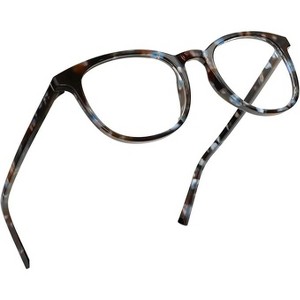 grinderPUNCH Classic Reading Glasses for Women and Men Blue Light Blocking Readers Stylish Readers with Spring Loaded Hinges (Tortoise Whiskey, 3.00x) - 1 of 4