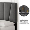 Jojoka Bed Frame with Adjustable Headboard and Storage Drawers,Platform Bed Frames with Wooden Slats Support - 4 of 4