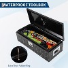 48 Inch Aluminum Truck Tool Box, Heavy Duty Diamond Plate Toolbox with Lock, Waterproof Trailer Tool Box for Pickup Bed & RV - 4 of 4