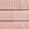 Chery Life Cotton Waffle Jacquard Antimicrobial Bath Towel 6 Piece Set - 2 of 4