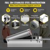 VEVOR Manual Sausage Stuffer, 7 L / 15 LBS Horizontal Sausage Machine, Dual-Speed Meat Stuffer, Made of Food-Grade 304 Stainless Steel, Silver - 4 of 4