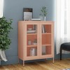 vidaXL Storage Cabinet Pink Steel 31.5x13.8x40.0 in - 2 of 4
