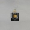 Maxim Lighting Sleek 1 - Light Vanity in  Antique Brass/Black - 2 of 4