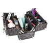 Caboodles Make Me Over 4-Tray Train Case Black Lace - image 3 of 3