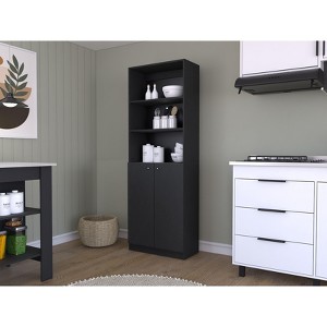 NicBex Bookcases for Living Room Modern 71.1" H 4 Tier Free Standing Storage Bookshelves with Durable Structure for Office Home - 1 of 4
