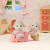 Calico Critters Sheep Twins, Set of 2 Collectible Doll Figures with Vehicle Accessory - 2 of 4