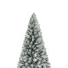 Home Imports Emporium Salzburg Frosted Slim Pre-Lit Artificial Christmas Prelit Tree, Green - 4 of 4