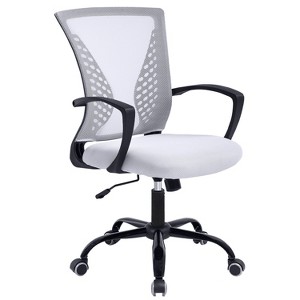 BestMassage Office Chair Mesh Desk Chair Computer Chair with Rolling Swivel and Lumbar Support Height Adjustable Task Chair for Home Office - 1 of 4
