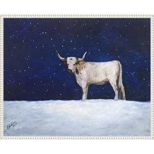 Amanti Art 28"x23" Journey Through the Snow III by Kathy Winkler Framed Canvas Wall Art - 1 of 4