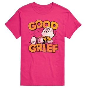 Men's - Peanuts - Good Grief Vintage Short Sleeve Graphic T-Shirt - 1 of 4