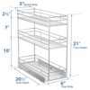 Pull Out Spice Rack for Narrow Cabinet - 3 of 4