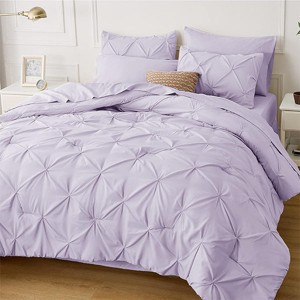 Hub Styler King Pintuck Bedding Set - 1 of 4