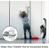Childproof Door Lever Lock,(2 Pack) Prevents Toddlers Pets From Opening Doors, Door Handle Lock for Babyproofing - 2 of 4