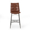 2pc Pineview Contemporary Tufted Counter Height Barstools - Christopher Knight Home - 3 of 4