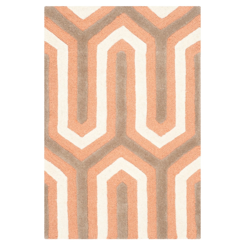 Aveline Accent Rug - Orange/Gray (2'x3') - Safavieh