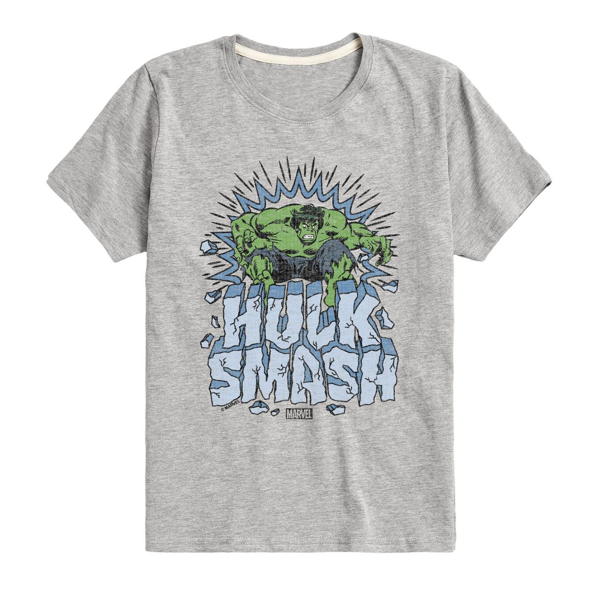 Boys' - Marvel - Hulk Smash Short Sleeve Graphic T-Shirt