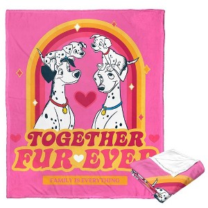 Disney 101 Dalmatians Together Furever Silk Touch Throw Blanket - 1 of 4
