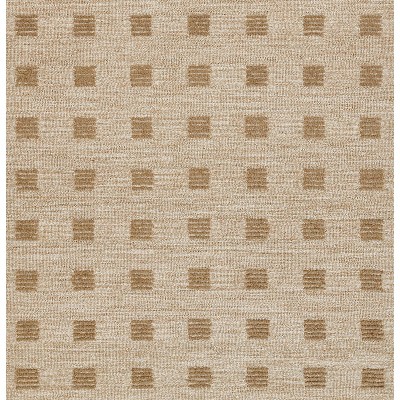 Natural Hand-Tufted Wool and Viscose Rectangular Rug 5' x 8'