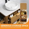 72 In Floating Bathroom Vanity Wall Mounted Vanity Storage Cabinet For Bathroom - 4 of 4