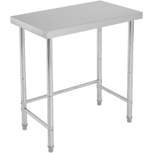 Stainless Steel Table, NSF Commercial Prep Work Table, 300LBS Heavy Duty Metal Table, Open Base Utility Workbench for Restaurant, Kitchen & Home - 1 of 4