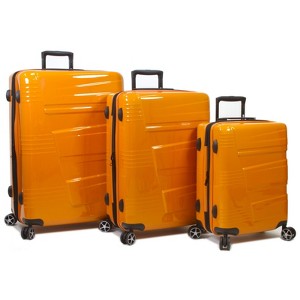 Dejuno Lumos Hardside 3-Piece Expandable Spinner Luggage Set - 1 of 4