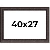 PosterPalooza | 3.5" Wide Ornate Brown Picture Frame - UV Acrylic, Backing Board, Hanging Hardware Included - 2 of 4