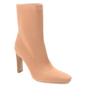 Journee Collection Womens Elissa Pull On Stacked Heel Booties - 1 of 4