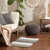 Design Imports Gray Color Block Cotton Chindi Rug 2X3Ft - 2 of 4
