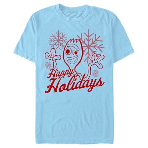 Men's Toy Story Forky Happy Holidays T-Shirt - 1 of 4