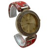 Olivia Pratt Printed Soft Band Bangle Women Watch - 2 of 4
