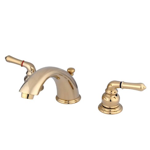 Widespread Bathroom Faucet Polished Brass - Kingston Brass : Target