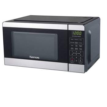 BLACK+DECKER EM720CB7 Digital Microwave Oven, 700W, Stainless Steel, 0.7  Cu.ft & CM1160B 12-Cup Programmable Coffee Maker, Black/Stainless Steel 
