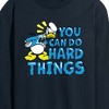 Men's - Disney - You Can Do Hard Things Long Sleeve Graphic T-Shirt - 2 of 4