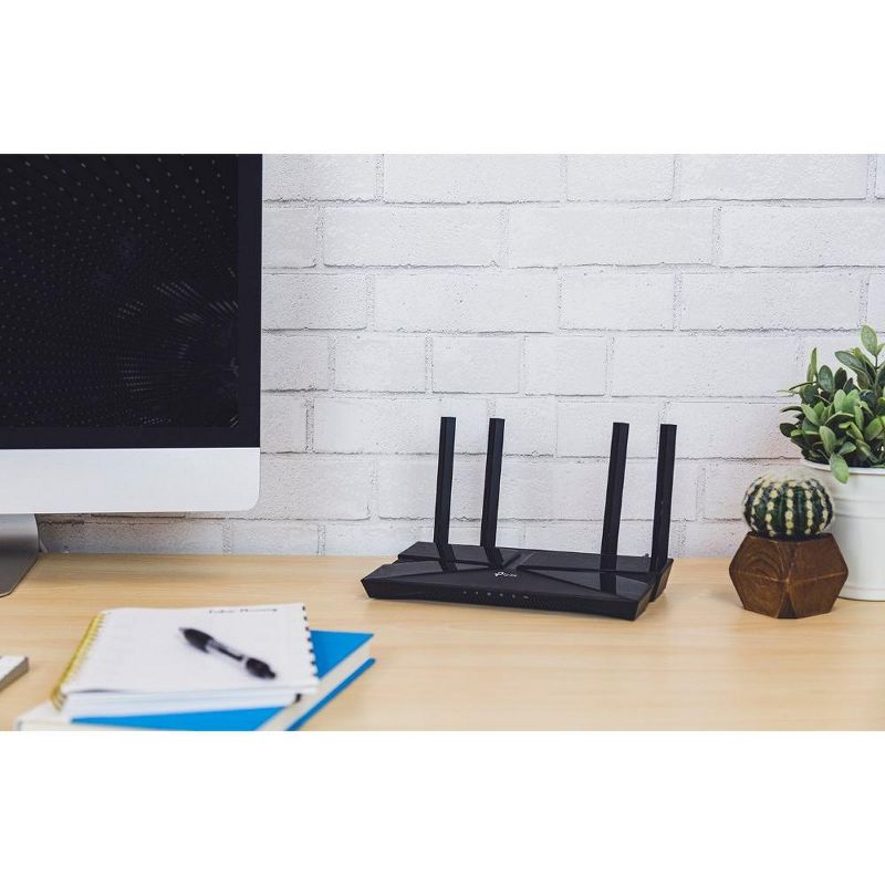 TP-Link Archer AX1500 Wi-Fi 6 Dual-Band Wireless Router  up to 1.5 Gbps Speeds Black Manufacturer Refurbished, 5 of 6