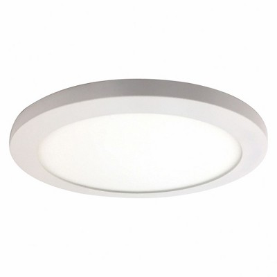 Access Lighting Disc 1 - Light Flush Mount in  Brushed Steel