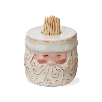 tag Santa Toothpick Holder Set
