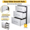 Outdoor Kitchen Drawers, Chest of Drawers, Stainless Steel BBQ Drawer, Built-in Drawer for Outdoor Kitchen BBQ Islands, Fully Assembled - 4 of 4
