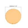 Unique Bargains Round PU Leather Bar Stool Cover for Dia 12"-14" Chair - 2 of 4