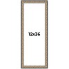 PosterPalooza | Panoramic Ornate Silver Picture Frame - UV Acrylic, Foam Board Backing, Hanging Hardware - 2 of 4