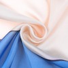 INSPIRE CHIC Women Contrast Color Printed Satin Square Silk Feeling Neck Scarves 1Pc - 4 of 4
