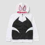 Boys' Spider-Man Ghost-Spider Cosplay Sweatshirt - Black/White